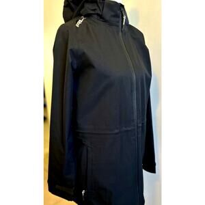 Ralph Lauren RLX Women's Jacket Hooded Windbreaker Water Repellent Golf Coat S/M